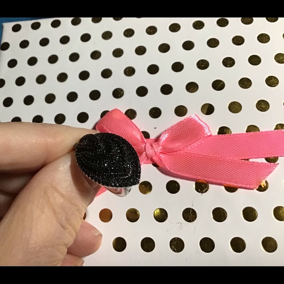 Black spinel dinner ring - Picture 5 of 5